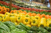 The produce department at the commissary at Camp Humphreys, South Korea (Defense Commissary Agency/Rick Brink)