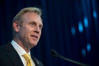 Deputy Secretary of Defense Patrick Shanahan speaks during the Defense Intelligence Agency change of directorship ceremony at Joint Base Anacostia-Bolling in Washington. D.C., Oct. 3, 2017. (DoD photo/Brigitte N. Brantley)