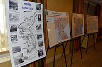 Information boards of the Korean War are displayed during a POW/MIA Accounting Agency Family Member Update in Louisville, Kentucky, May 19, 2018. (U.S. Air Force/Tech. Sgt. Robert M. Trujillo)