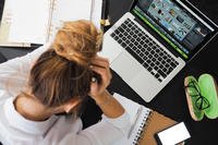 Woman at work (Stock image)