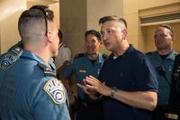 Former U.S. Army Staff Sgt. David G. Bellavia arrives at the Sheraton Pentagon City Hotel, Arlington, VA, June 23, 2019. (U.S. Army/Sgt. Kevin Roy)