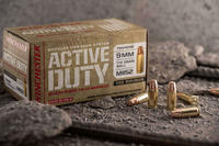 Winchester's &quot;Active Duty&quot; 9mm training round line for the United States Army Modular Handgun System. (Image Courtesy of Winchester)