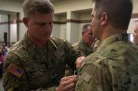 7th Special Forces Group soldier receives award.