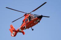 USCG Air Station Detroit MH 65 Dolphin helicopter