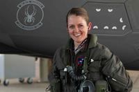 Capt. Kristin &quot;BEO&quot; Wolfe, F-35A Lightning II Demonstration Team pilot.