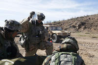 U.S. soldiers National Training Center in Fort Irwin, Calif.