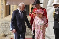 President Joe Biden meets with Queen Elizabeth II