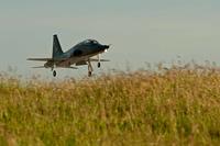 Pilots take off to practice maneuvers in the T-38 Talon.