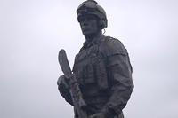 statue of U.S. Army Special Forces Master Sgt. Gary Gordon