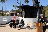 Memorial ceremony for the 50th anniversary of the loss of the U.S. Navy submarine USS Thresher (SSN 593)