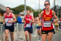 Marine participates in half marathon in England.