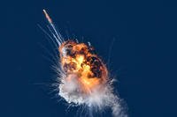 A rocket launched by Firefly Aerospace explodes