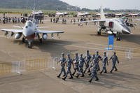 Chinese military's J10C fighter and JH-7A2 fighter bomber