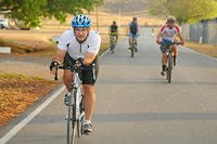 Puerto Rico National Guardsmen participate in the Mountain Bicycle Ride.