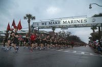 Motivational Run on Marine Corps Recruit Depot, Parris Island