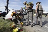 Scene of a shooting at the First Baptist Church of Sutherland Springs.