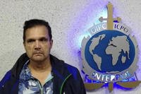 Malaysian fugitive Francis Leonard Glenn, known as Fat Leonard, after his capture in Maiquetia, Venezuela. 