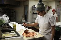 Sending pizza to the office is a unique way to show appreciation after a job interview.