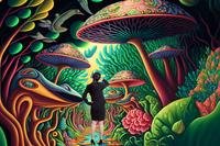 my dream job military essay business woman ponders imaginary mushroom landscape