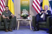 President Joe Biden and Ukraine's President Volodymyr Zelenskyy