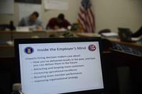 Key points about employers during a transition assistance class