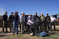 news conference along the Rio Grande to discuss Operation Lone Star and border concerns