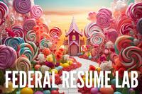 Candyland with text federal resume lab