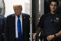 Former President Donald Trump returns to the courthouse