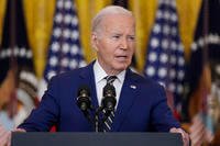 President Joe Biden speaks about an executive order