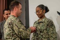 U.S. Navy meritorious promotion ceremony