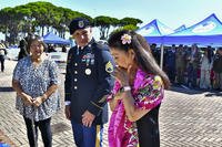 commemoration at the U.S. military base of Camp Darby, Tuscany