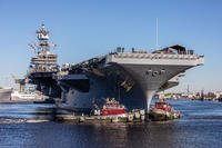 Norfolk Naval Shipyard welcomed USS George H.W. Bush (CVN 77) for a Planned Incremental Availability