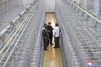 Kim Jong Un on an inspecting visit at what they say is an institute of nuclear weapons