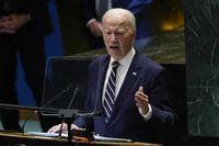 President Joe Biden addresses the the United Nations General Assembly