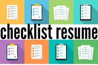 Master Class: Checklist Resume: Write the Resume Recruiters Love