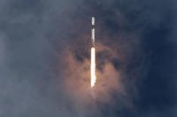 SpaceX Falcon 9 rocket and Dragon spacecraft named Freedom