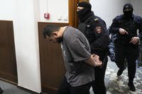 Akhmadzhon Kurbonov at the Basmanny District Court in Moscow, Russia