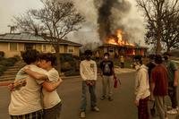 Eaton Fire sweeps through Altadena, Calif., Jan. 8, 2025