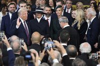 President-elect Donald Trump takes the oath of office