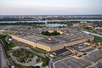 An aerial view of the Pentagon, Washington, D.C.