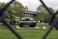 M1 Abrams tank is displayed outside the Tank-Army Automotive and Armaments Command (TACOM) in Warren, Mich.