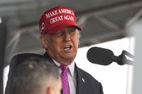President Donald Trump speaks to United States Military Academy graduating cadets.
