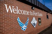 The Fort Eustis Visitor Center is seen just off-base in Newport News