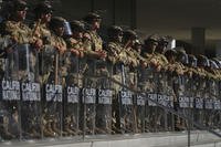 California National Guard in downtown Los Angeles