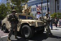 California National Guard in Santa Ana, Calif.