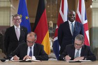 signing ceremony of a wide-ranging bilateral cooperation treaty in London