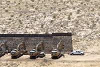 A helicopter view of the U.S. Army Corps of Engineers’ Yuma 3 project near the Barry M. Goldwater Range in Arizona.