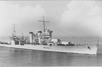 USS New Orleans in English waters, about June 1934. (U.S. Naval History and Heritage Command)