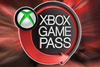 Xbox Game Pass logo over zoom-blurred Ninja Gaiden 3 Razor's Edge gameplay screenshot