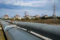 Zaporizhzhia Nuclear Power Station, in Enerhodar, Zaporizhzhia region, in territory under Russian military control